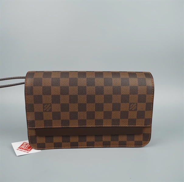 Túi LV Clutch ô vuông nâu đậm SN1008 (LT)KG+