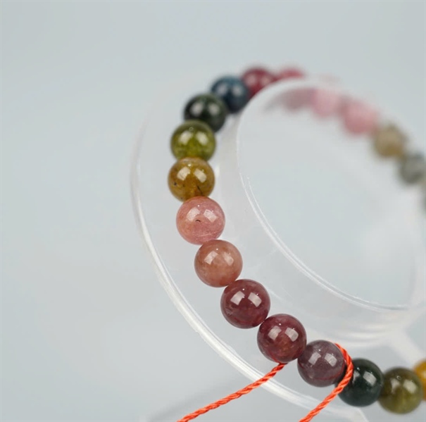 Vòng tay Tourmaline đa sắc (DBG) + ly7-27