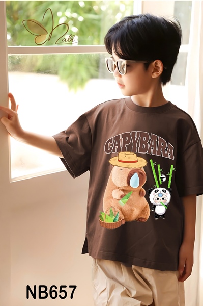 P813 Bộ Capy Baby three bé trai