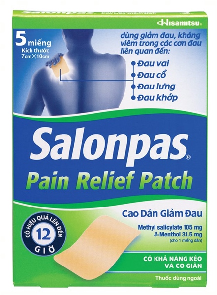 Salonpas pain relief patch hisamitsu (h/5m)