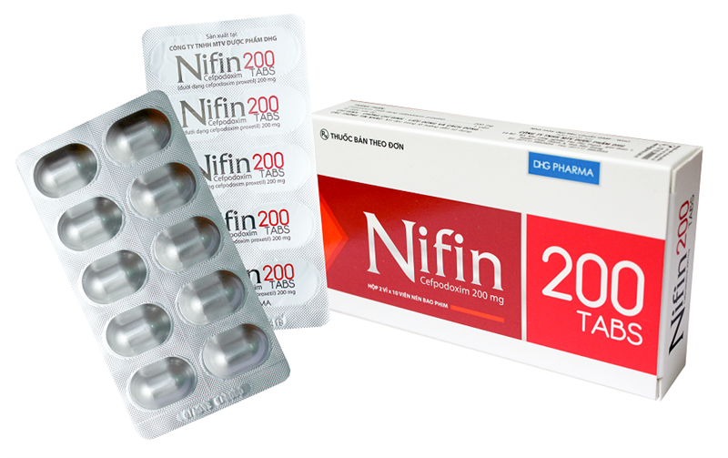 Nifin cefpodoxime 200mg dhg (h/20v)