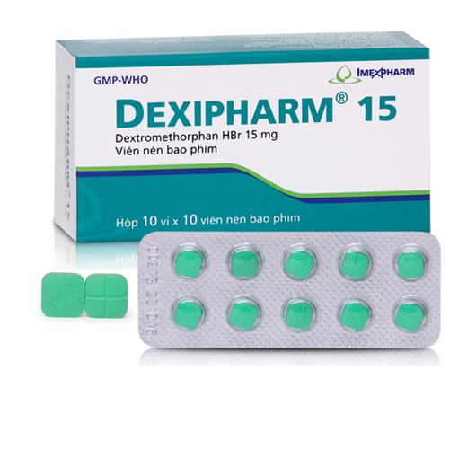 Dexipharm dextrometrorphan 15mg imexpharm (h/100v)(nén)