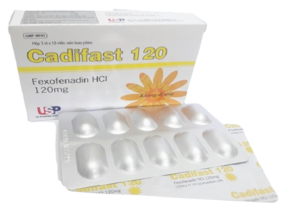 Cadifast fexofenadin 120 usp (h/30v)