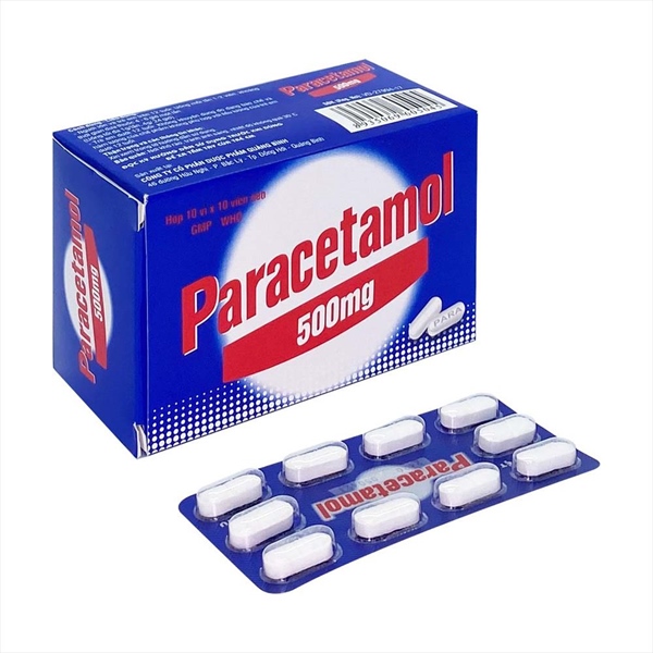 Paracetamol 500mg quảng bình (h/100v)