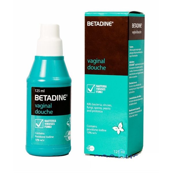 Betadine phụ khoa vaginal douche - mundipharma (c/125ml)