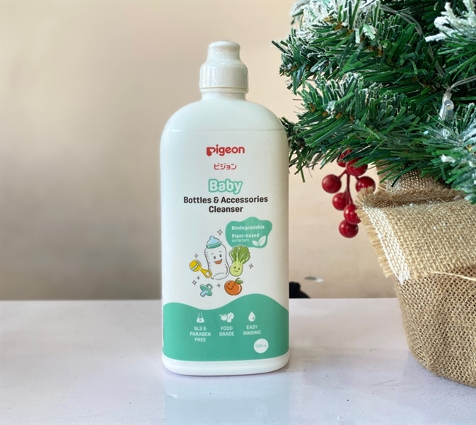 Nước rửa Bình sữa & phụ kiện Pigeon gốc thực vật 500ml