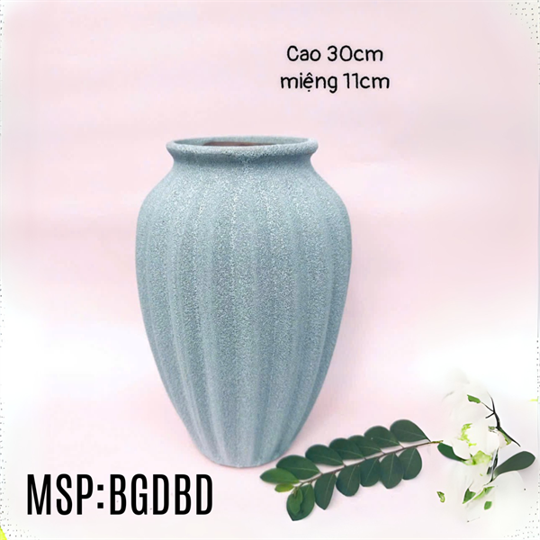 BÌNH GỐM DÁNG BOM DƯA