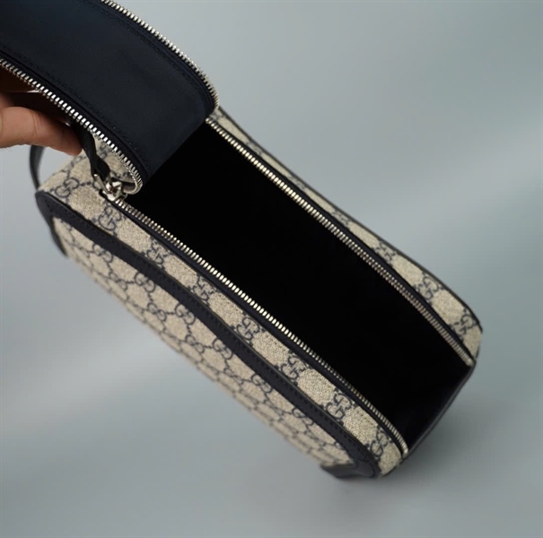 Túi GG màu xám viền đen sz26 (BQ) KG+