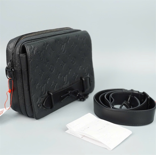 Túi LV Steamer hoa đen sz22 (BQ) KG+