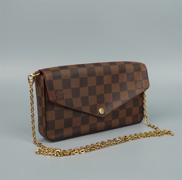 Túi LV Felicie ô vuông sz21 (BQ) KG+