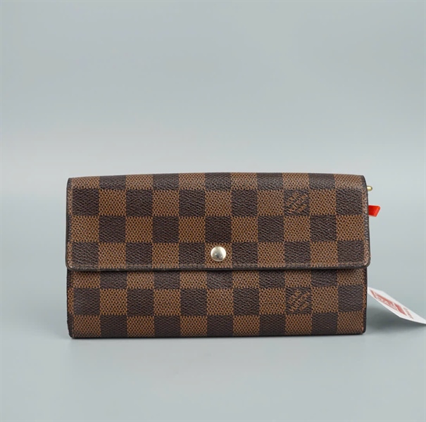 Ví LV ô vuông nâu (BQ) KG+