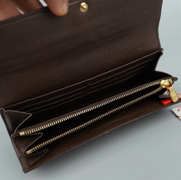 Ví LV ô vuông nâu (BQ) KG+