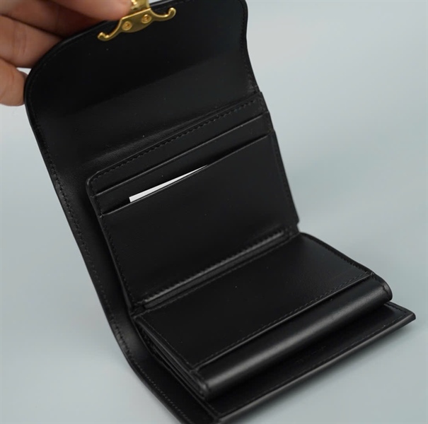 Ví Celine đen gập 2 (BQ) KG+