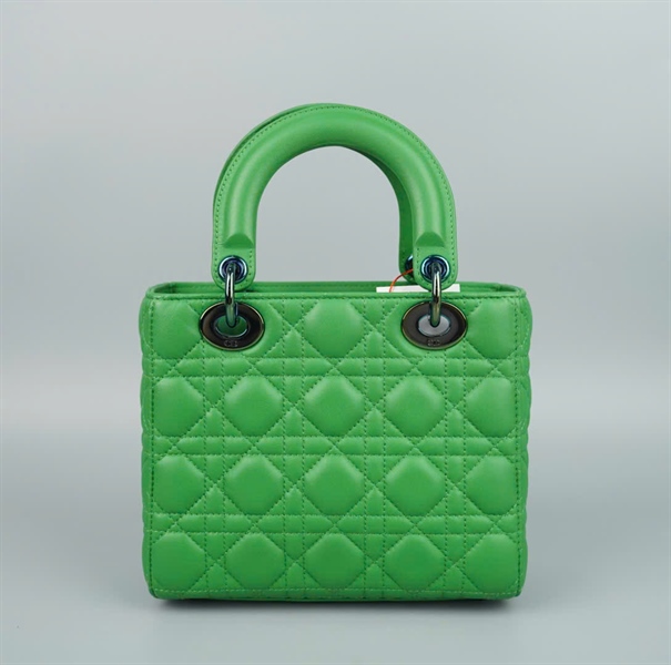 Túi Dior Lady màu xanh lá (10-MA-0212) szS (BQ) KG+