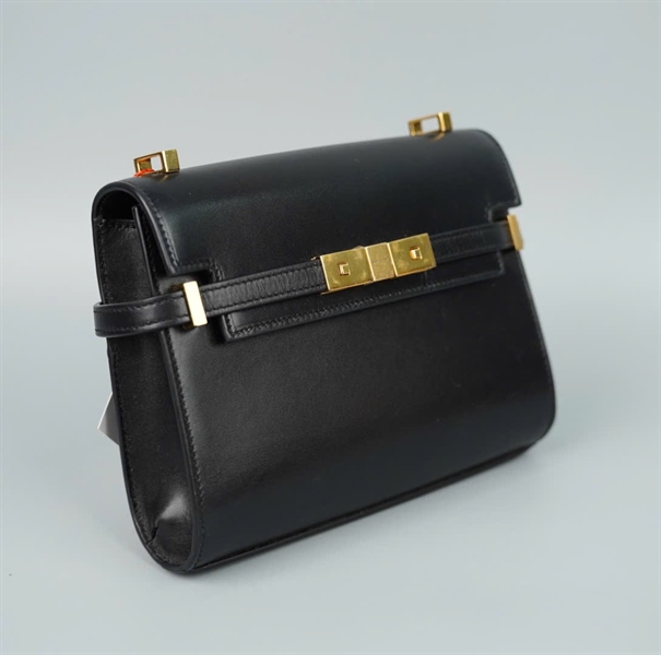 Túi YSL đen sz19 (BQ) KG+