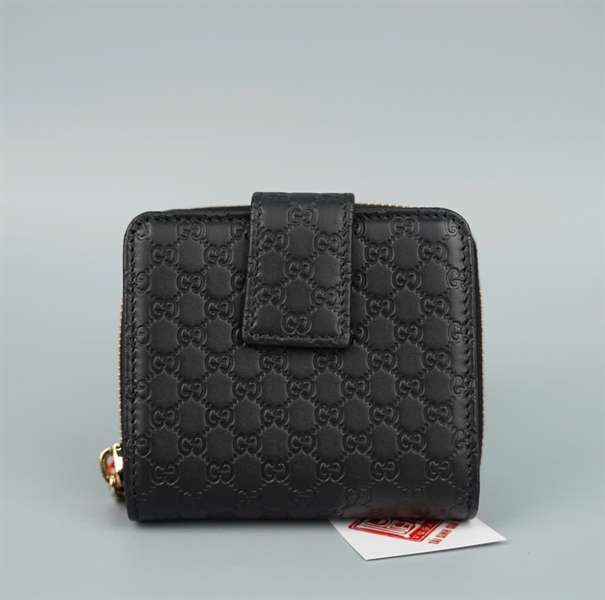 Ví GG đen gập 2 (BQ) KG+