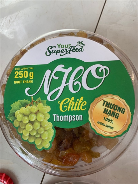 Nho khô chile 250gr