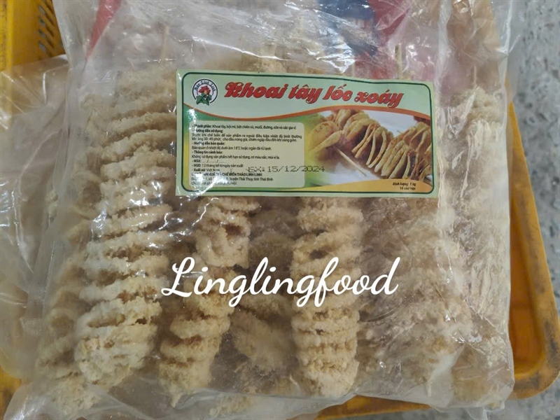Khoai Tây Lốc Xoáy THẢO LINH 1Kg 10C