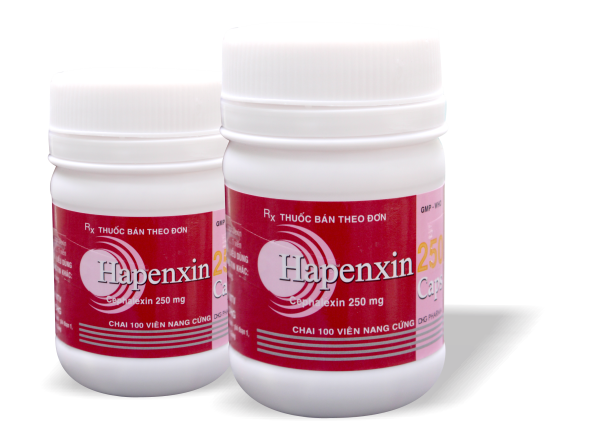 Hapenxin cephalexin 250mg dhg (c/100v)