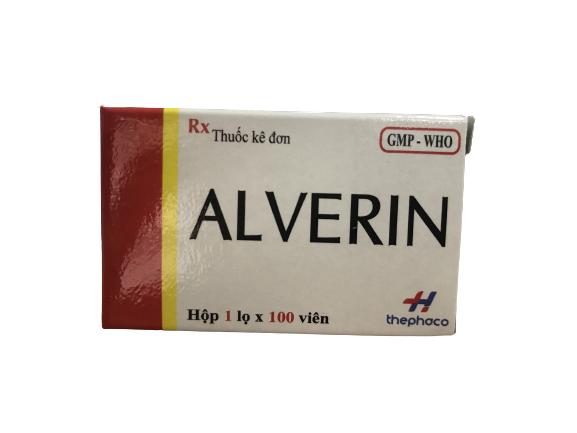 Alverin 40mg thanh hóa (c/100v)