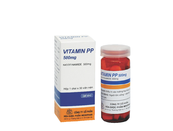 Vitamin pp 500mg - mekophar (c/30v)