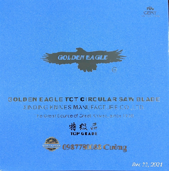 Lưỡi cưa Golden 120x12T+12Tx2.8-3.6x20