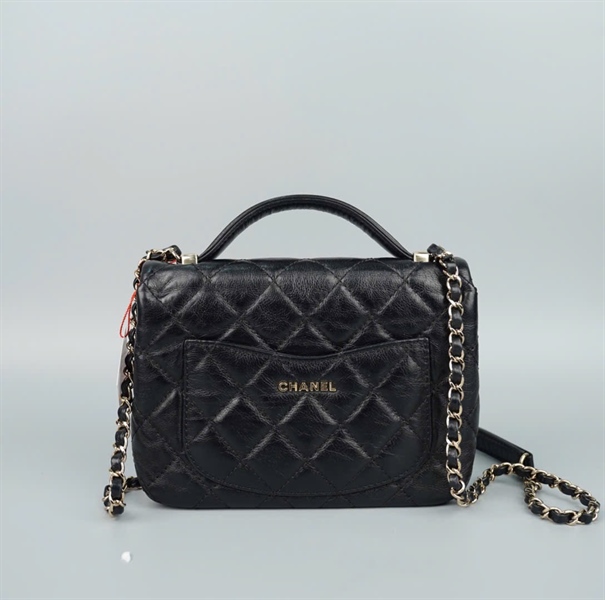 Túi Chanel Handle đen (XGJ4PAAA) sz20 (HC)+