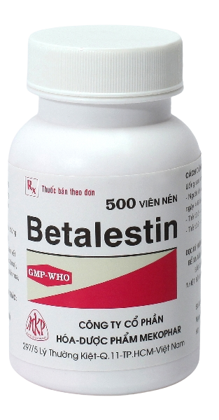 Betalestin 0.25mg/2mg mekophar (c/500v)