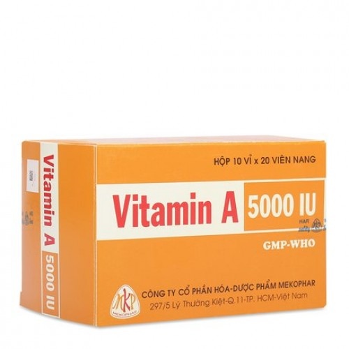 Vitamin a 5000 iu mekophar (h/200v)