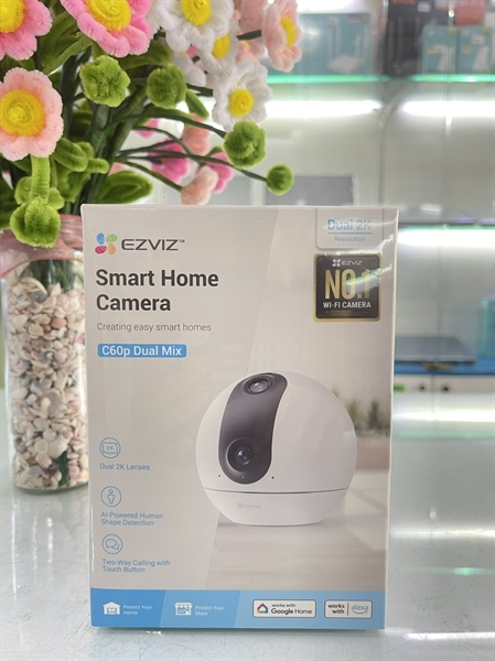 CAMERA 2 ỐNG KÍNH EZVIZ CS C60P (3MP + 3MP) + ĐT