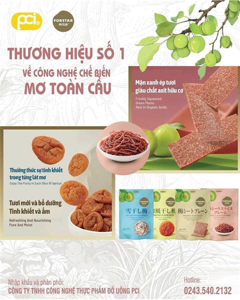 Mơ (120 gói/thùng)