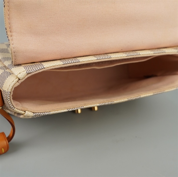 Túi LV Croisette ô vuông xám (TR0157) sz22 (LN) KG+