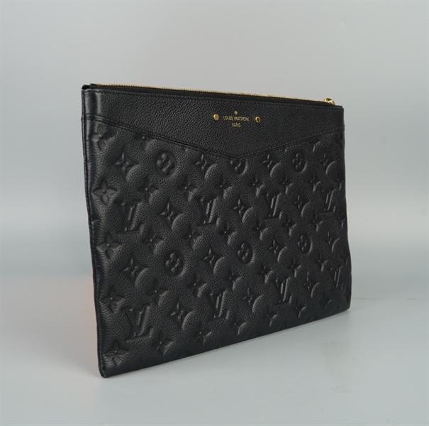 Túi LV Clutch hoa đen da bê (TN3148) sz30 (Manly) KG+