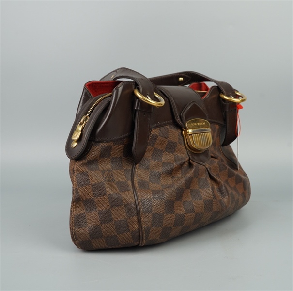 Túi LV ô vuông nâu lòng đỏ sz34 KG+