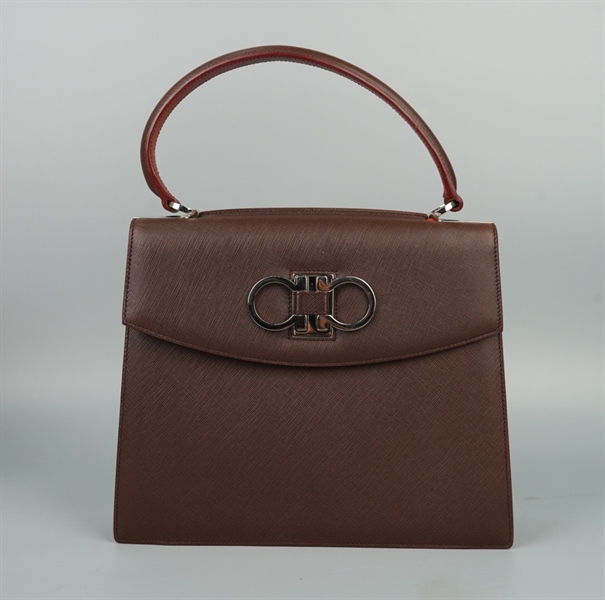 Túi Salvartore handle màu nâu sz28 KG+