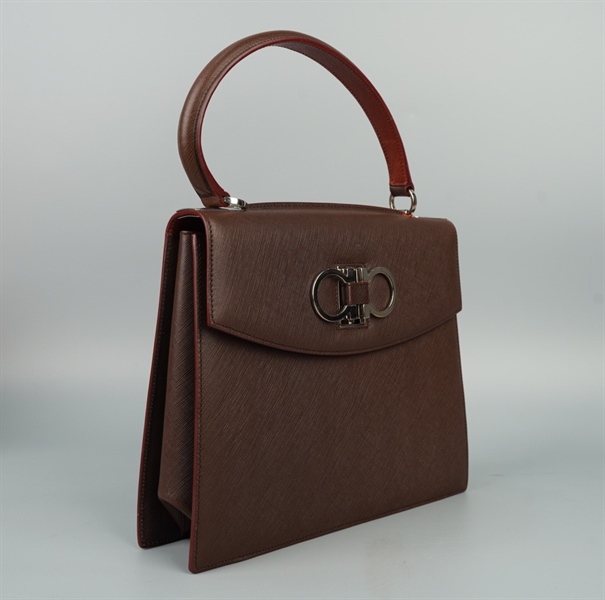 Túi Salvartore handle màu nâu sz28 KG+