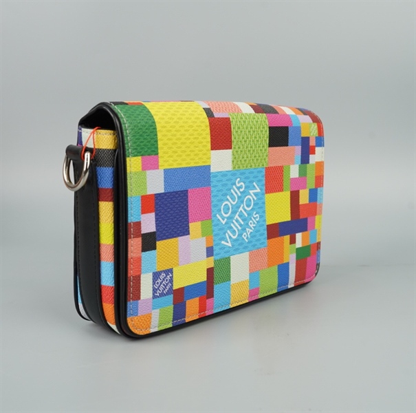 Túi LV đeo chéo đa sắc sz23 (Manly) KG+