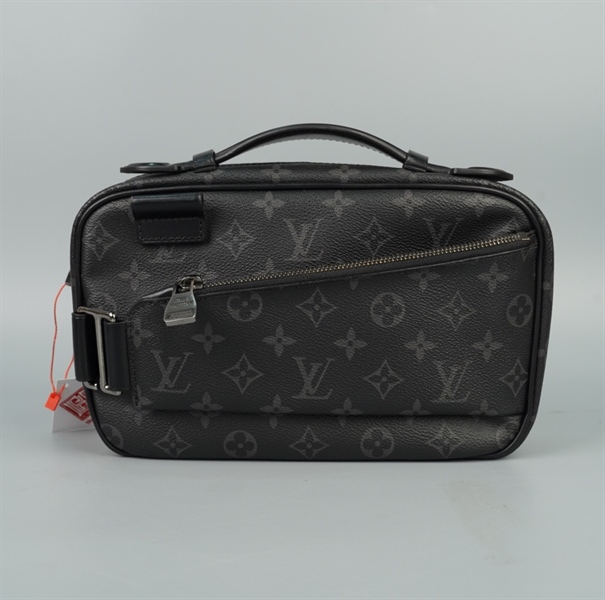 Túi LV đeo chéo hoa đen sz25 (Manly) KG+