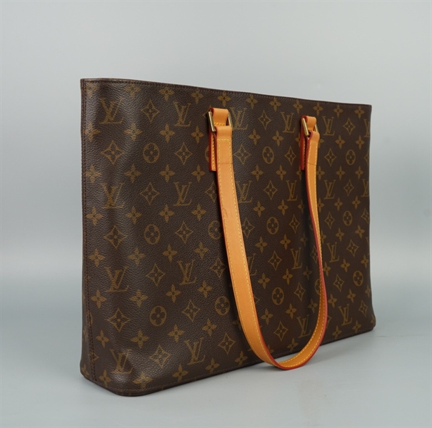 Túi LV tote hoa nâu sz39 KG+