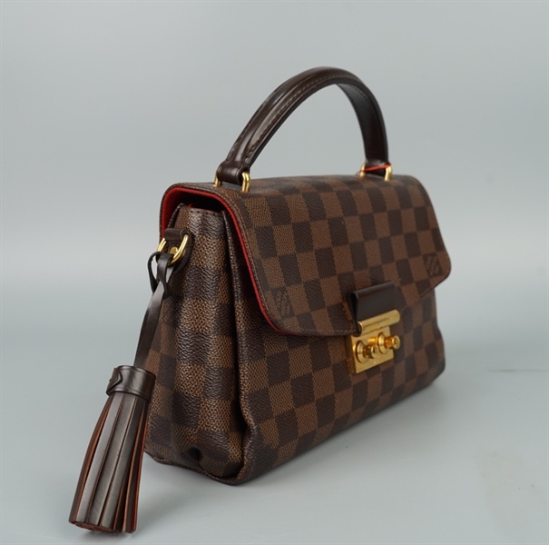 Túi LV Croisette ô vuông nâu (FL5107) sz22 (LN) KG+