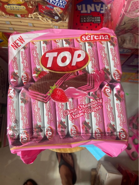 BÁNH XỐP TOP VỊ DÂU