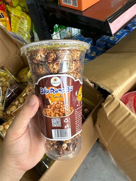 Bắp rang bơ vị socola