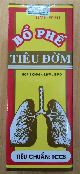 Siro bổ phế tiêu đờm (Hộp/1chai/125ml) - Yên Bái