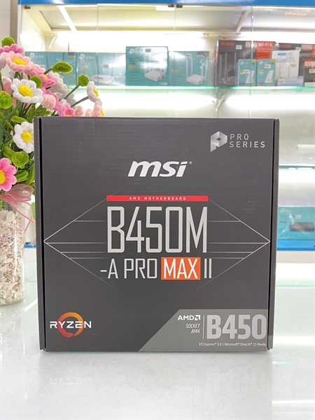 MAIN AMD MSI B450M A PRO MAX II (BAO GỒM LẮP ĐẶT)