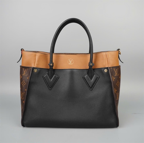 Túi LV handle đen phối nâu SR3179 sz30 KG+