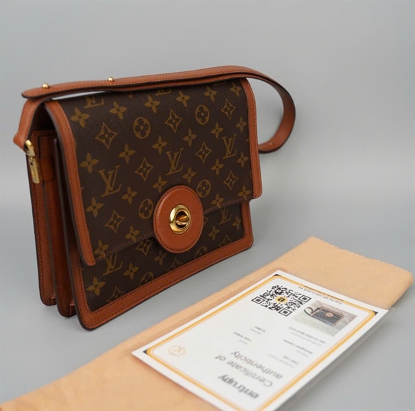 Túi LV vintage hoa nâu (VI0962) sz24 KG+