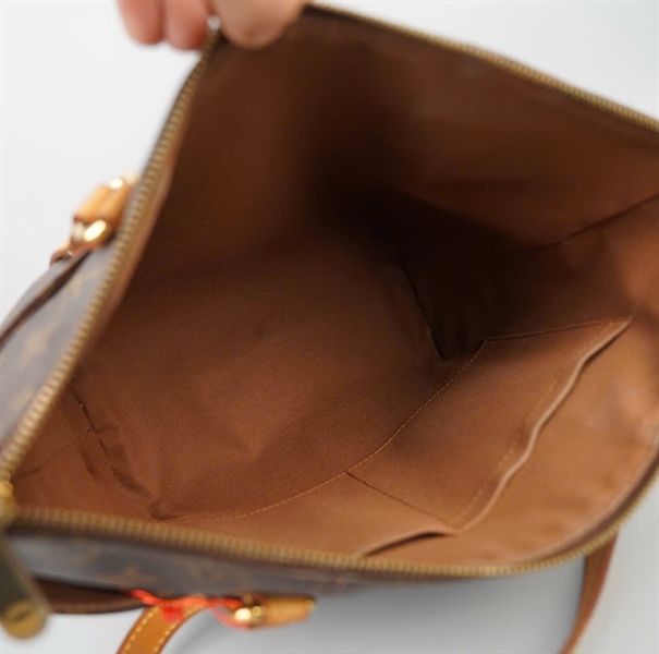 Túi LV tote hoa nâu 2 túi hông sz28 KG+