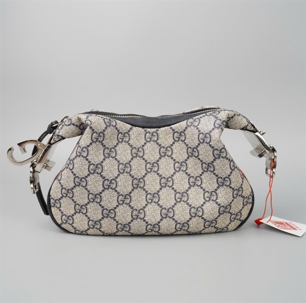 Túi GG màu xám 2 strap sz22 KG+