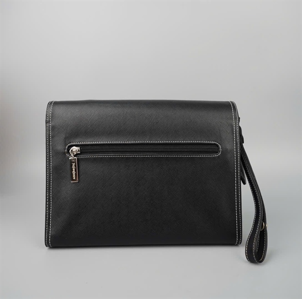 Túi YSL clutch màu đen sz26 KG+