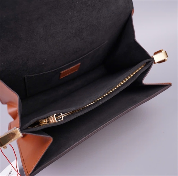 Túi LV Dauphine hoa nâu 2 strap sz24 KG+